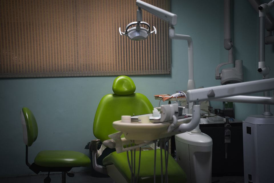 The dental chair at the barangay clinic